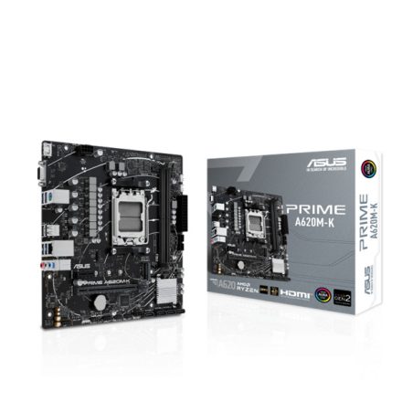 ASUS Alaplap AM5 PRIME A620M-K AMD A620, mATX