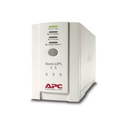 APC Back-UPS BK650EI (CS) (3+1 IEC13) 650VA (400 W) 230V Power-Saving OFFLINE szünetmentes tápegység, torony - USB inter