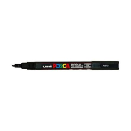 Dekormarker 0,9-1,3mm, Uni Posca PC-3M fekete