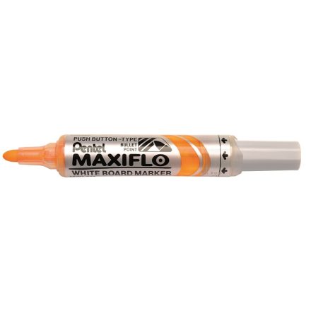 Táblamarker 2,5mm, kerek hegyű, Pentel Maxiflo citromsárga