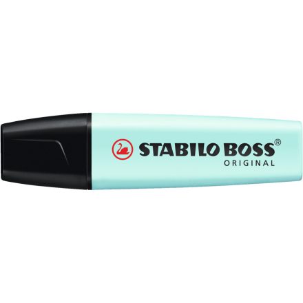 Szövegkiemelő 2-5mm, vágott hegyű, STABILO Boss original Pastel türkiz