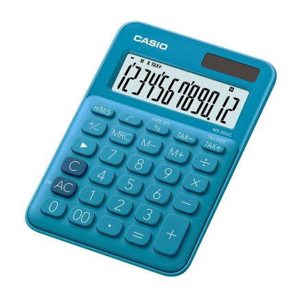 Számológép asztali 12 digit nagy kijelző Casio MS 20 UC kék