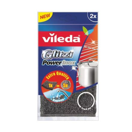 Súrolópárna inox 2 db/csomag Vileda Glitzi Power_F17202