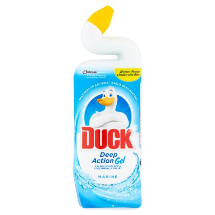 WC tisztító fertőtlenítő gél 750 ml Duck Deep Action Marine