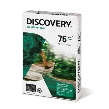 Másolópapír A4, 75g, Navigator Discovery, CIE 161 fehérség, prémium minőség, 500ív/csomag