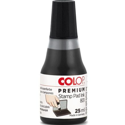 Bélyegzőfesték C 801/25 ml, Colop fekete