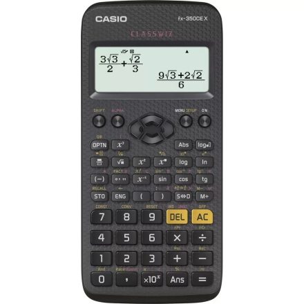 Számológép tudományos 379 funkciós Casio FX 350 CE X fekete