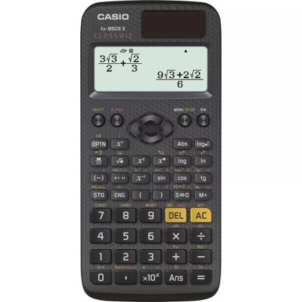 Számológép tudományos 379 funkcióss Casio FX 85 CE X fekete