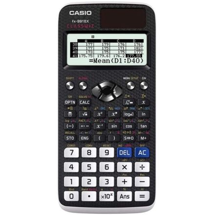 Számológép tudományos 668 funkcióss Casio FX991CE X fekete