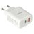 AVAX CH360 SPEEDY 65W GaN hálózati töltő USB A (QC)+Type C (PD3.0), fehér