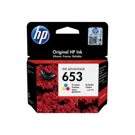 HP 653 Tri-color Original Ink Advantage