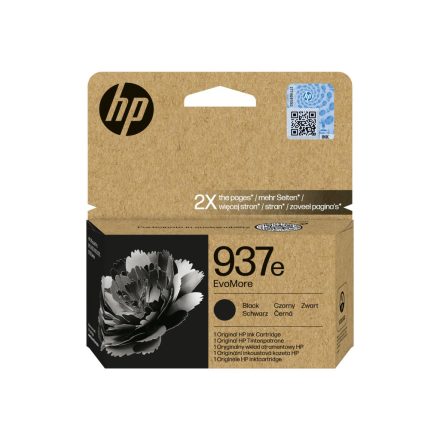 HP 937e EvoMore Black Org Ink Cartridge