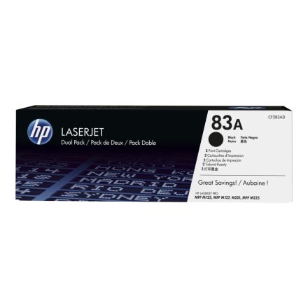 HP CF283AD Toner HP 83A Fekete dual pack