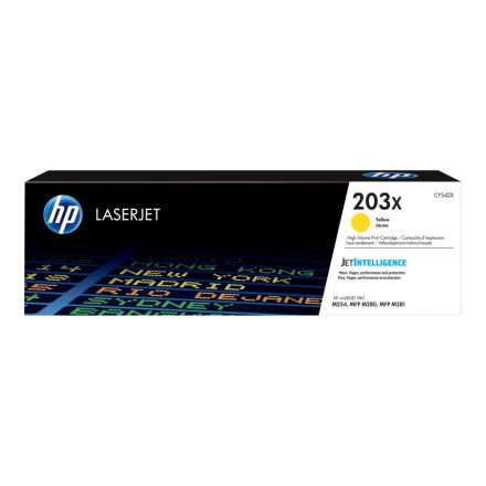 HP CF542X Toner HP 203X yellow 2500 pg