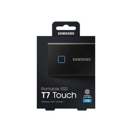 SAMSUNG T7 Touch 1TB külső SSD fekete