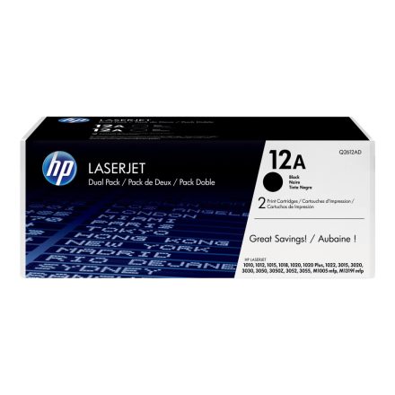 HP Toner 12A black 2-pack HV