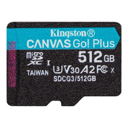 KINGSTON 512GB microSDXC Canvas Go Plus