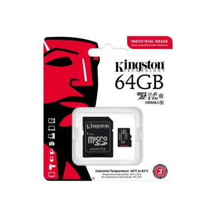 KINGSTON 64GB microSDXC Industrial C10