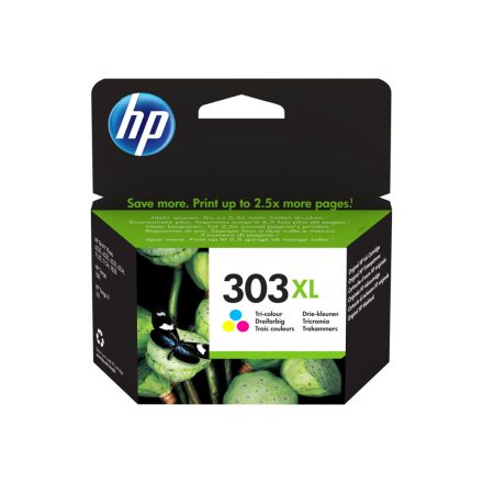 HP 303XL High Yield Tri-color Ink Cart.