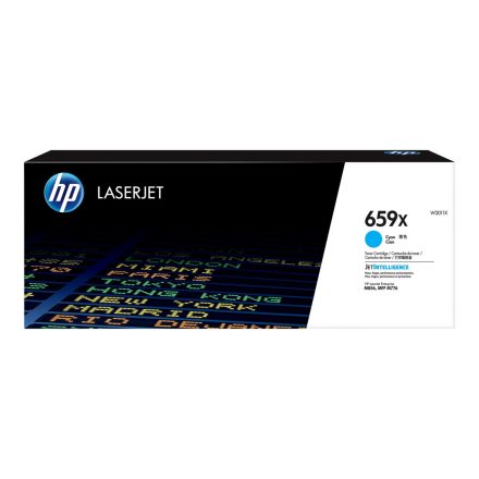 HP 659X High Yield Cyan toner