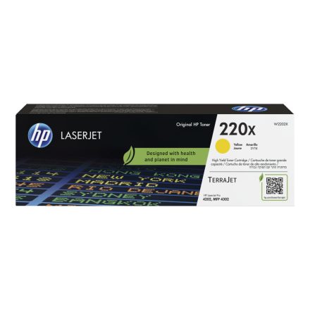 HP 220X Yellow Original LaserJet Toner