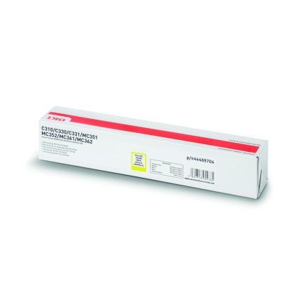 Oki C310/330/510/530/MC351 Toner Sárga 2000 oldalra