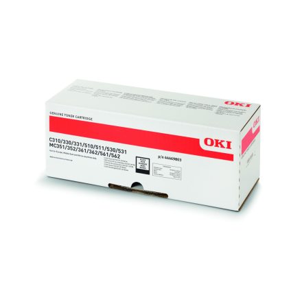 Oki C310/330/510/530/MC351 Toner Black 3500 oldalra