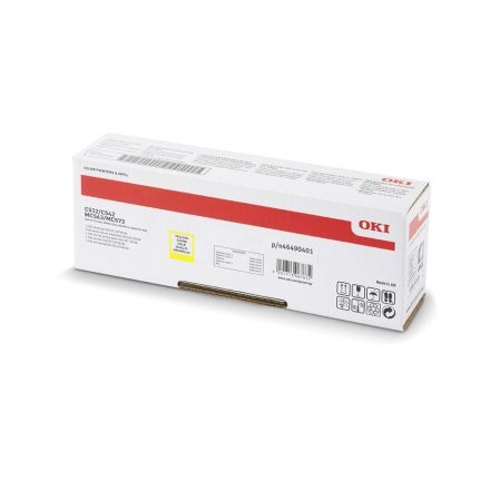 Oki C532/C542 Toner Sárga 1500 oldalra