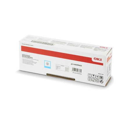 Oki C532/C542 Toner Cián 1500 oldalra