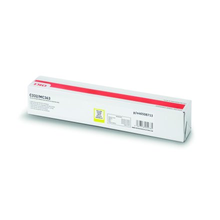 Oki C332/MC363 Toner Sárga 1500 oldalra