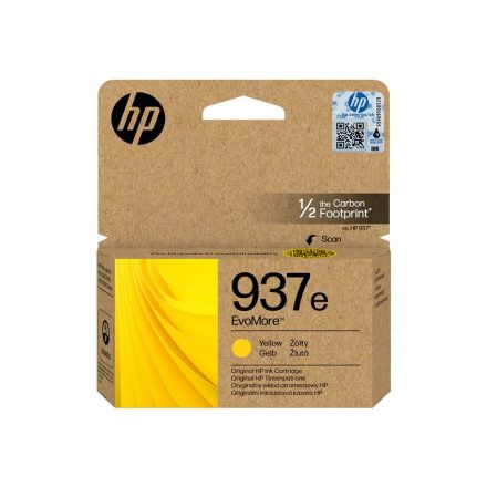 HP 4S6W8NE Tintapatron Yellow 1.650 oldal kapacitás No.937e EvoMore