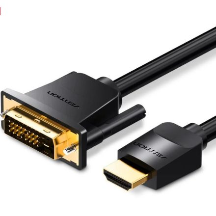 Vention HDMI -> DVI, (fekete), 1m, kábel