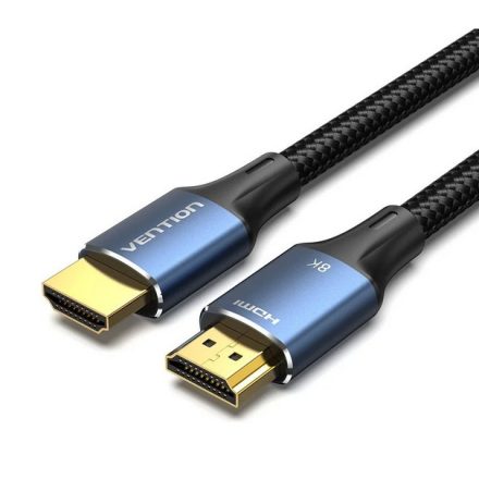 Vention HDMI/M -> HDMI/M (8K, alu, kék), 3m, kábel