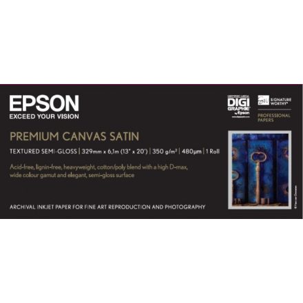 Epson szatén tekercspapír 13 x 6,1m 350g/m2