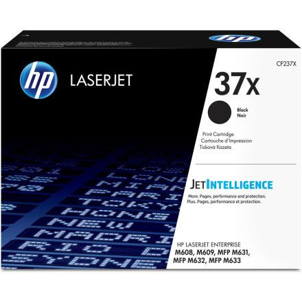 HP CF237X Toner Black 25.000 oldal kapacitás No.37X