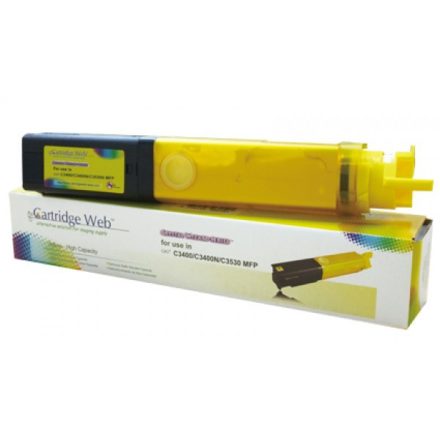 Utángyártott OKI C3300 Toner Yellow 2.500 oldal kapacitás CartridgeWeb