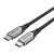 Vention USB-C 3.1/M -> USB-C 3.1/M,  (szövet, szürke), 1m, kábel