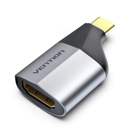 Vention USB-C -> HDMI/F (4K,60Hz, ABS, szürke), adapter