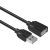 Vention USB-A 2.0/M -> USB-A 2.0/F  (hosszabbító,PVC,fekete), 3m, kábel