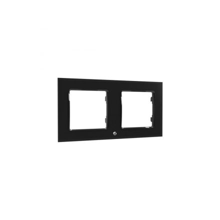 Shelly, Wall Switch Frame x2 Black