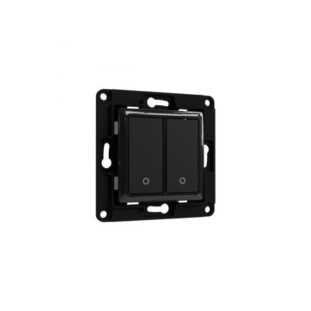 Shelly, Wall Switch 2xBtn Black