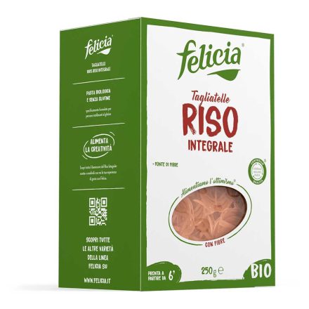 Felicia Bio barnarizs tagliatelle gluténmentes tészta 250 g