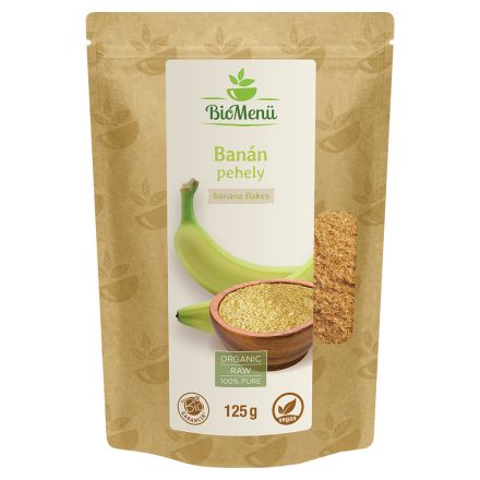 BioMenü BIO BANÁN pehely 125 g