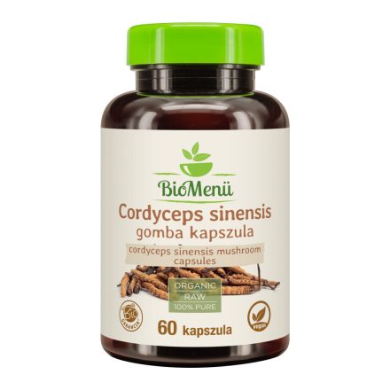 BioMenü BIO CORDYCEPS sinensis gomba kapszula 60 db