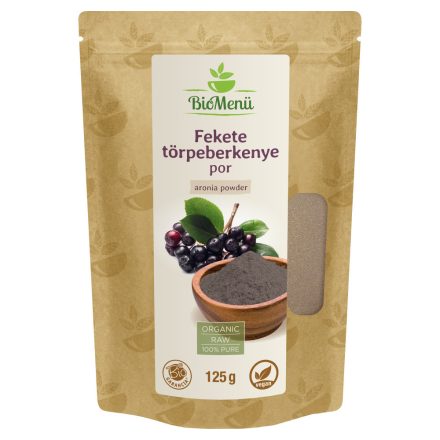 BioMenü BIO Fekete TÖRPEBERKENYE por 125 g