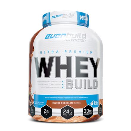 EverBuild Nutrition - Ultra Premium WHEY BUILD 454 g / 908 g / 2270 g - 2270, Apple Pie with Cinnamon - Tejsavó fehérje koncentrátum