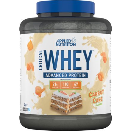 Applied Nutrition - Critical Whey Protein 2kg - Carrot Cake - Tejsavó Fehérje, répatorta