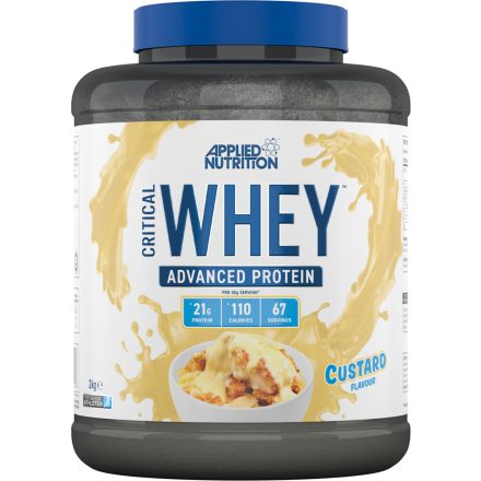 Applied Nutrition - Critical Whey Protein 2kg - Custard - Tejsavó Fehérje, vaníliasodó