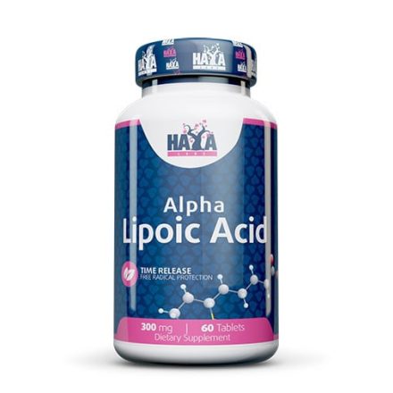 HAYA LABS - Sustained Release Alpha Lipoic Acid 300mg. / 60 Vtabs - Alfa Liponsav