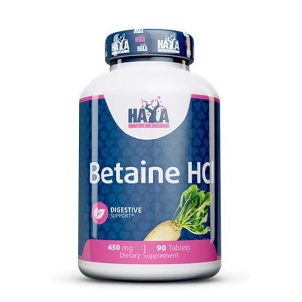 Haya Labs Betaine HCL 650mg / 90 Tabs.